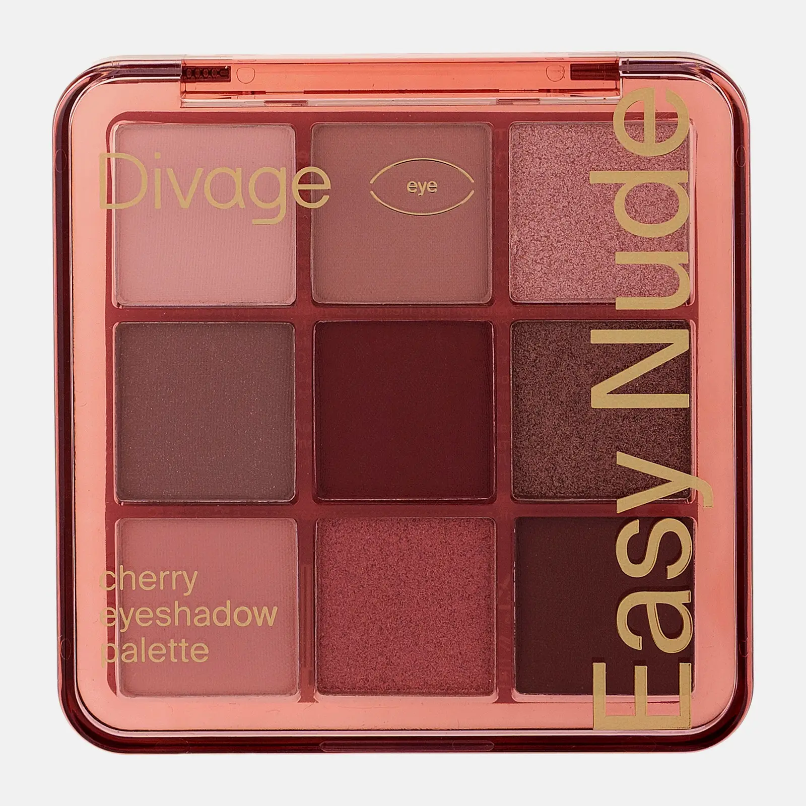 Палетка теней для век тон Cherry Easy Nude Divage - фото 4