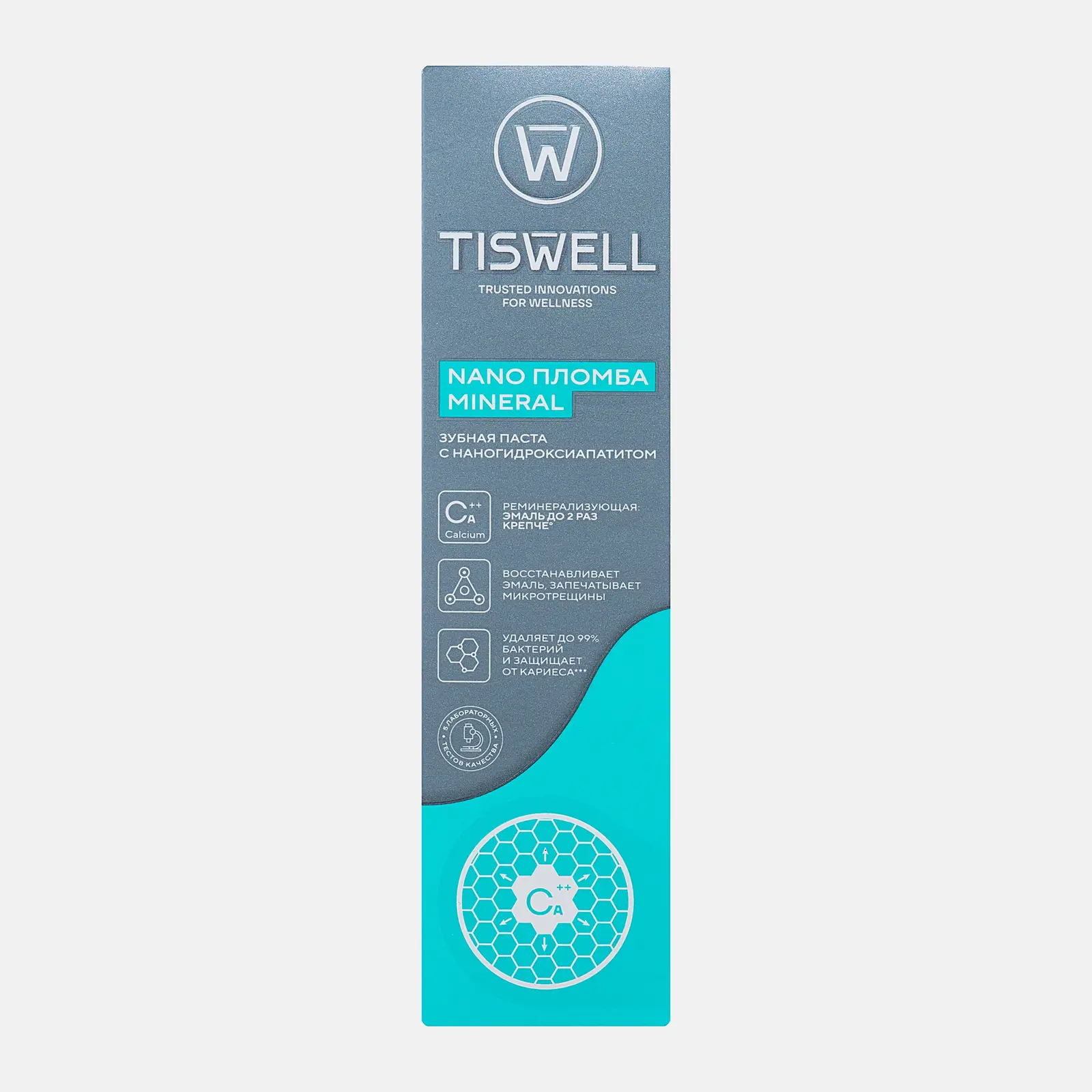 Зубная паста Tiswell реминерализующая с наногидроксиапатитом 110мл