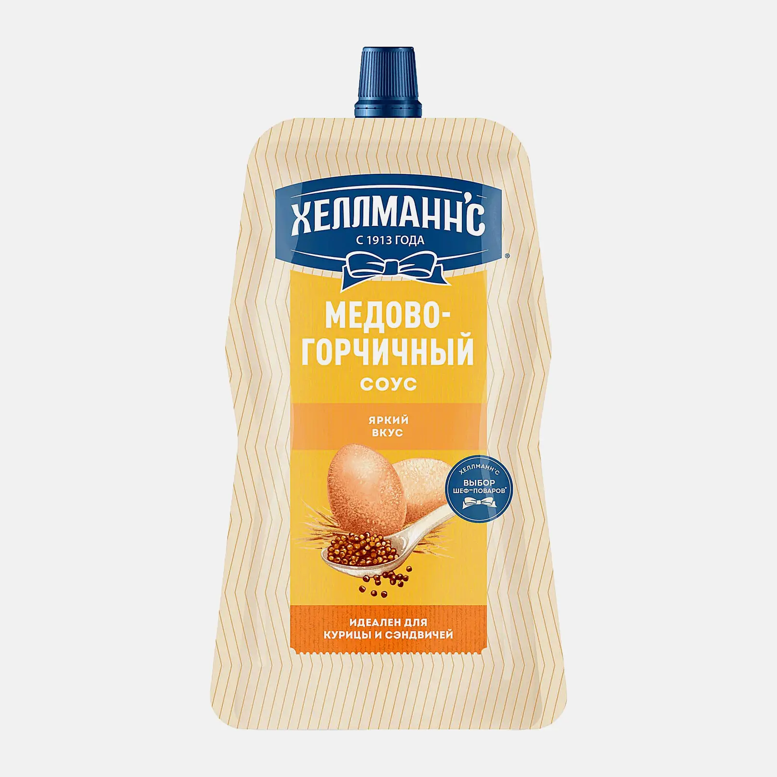 Изображение товара Соус Хеллманнс Медово-горчичный 200г - острый и сладкий вкус для любых блюд