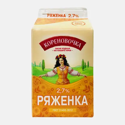 Ряженка Кореновочка 2.7% 450г