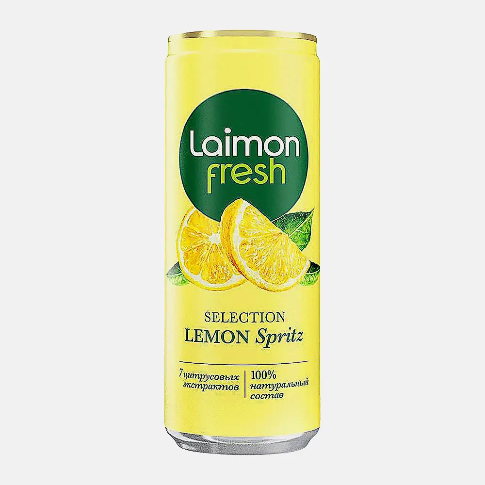 Газированный напиток Laimon Fresh Selection Lemon Spritz 330мл
