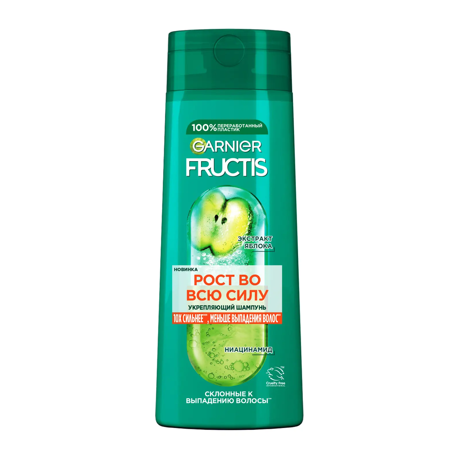 Изображение товара Укрепляющий шампунь Garnier Fructis Рост во всю Силу 400 мл для слабых тонких волос