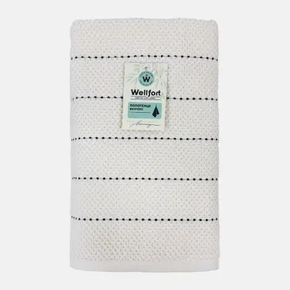 Махровое полотенце жаккард Гармония Wellfort 70*120см