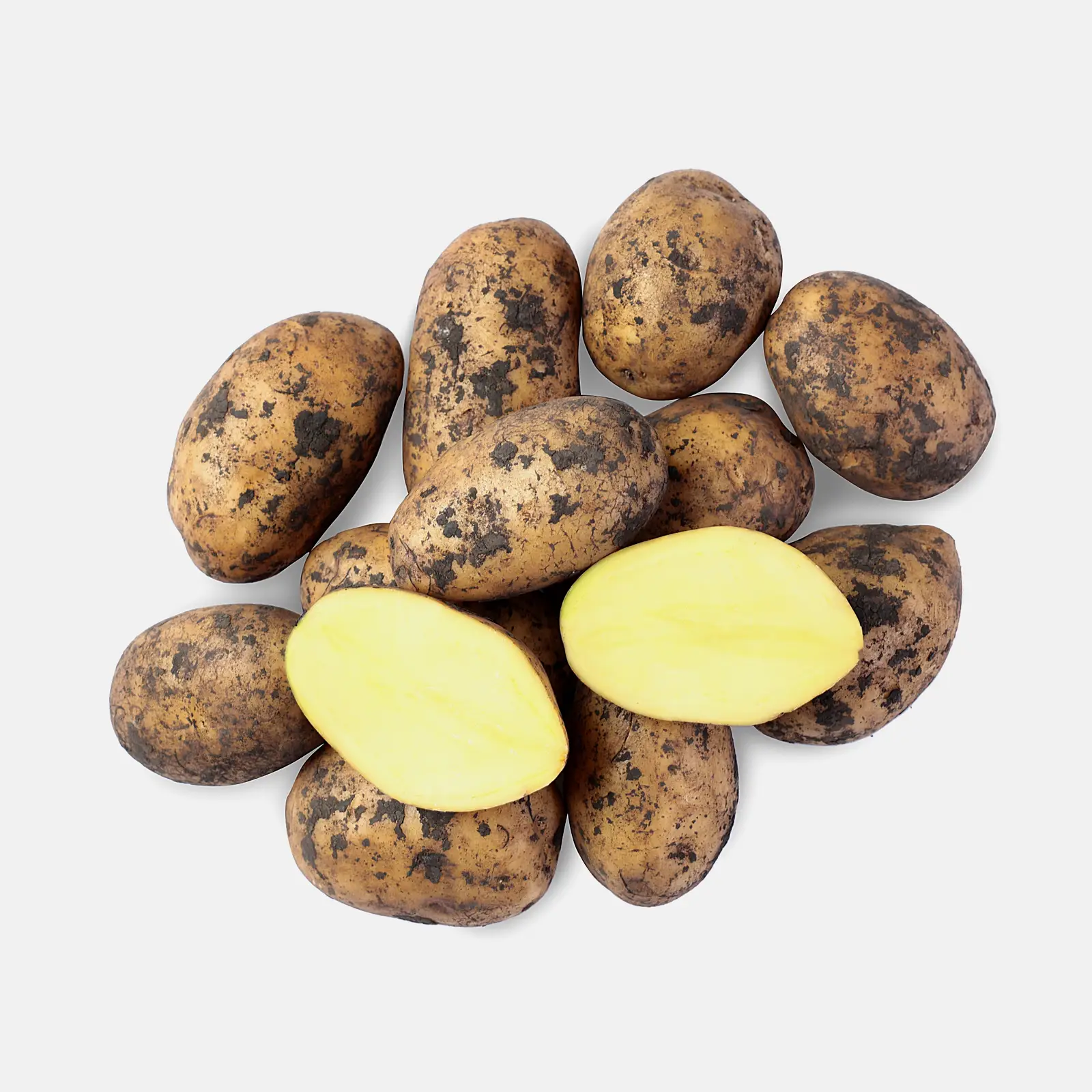 Изображение товара Картофель среднего размера, с тонкой кожицей и крахмалистой мякотью