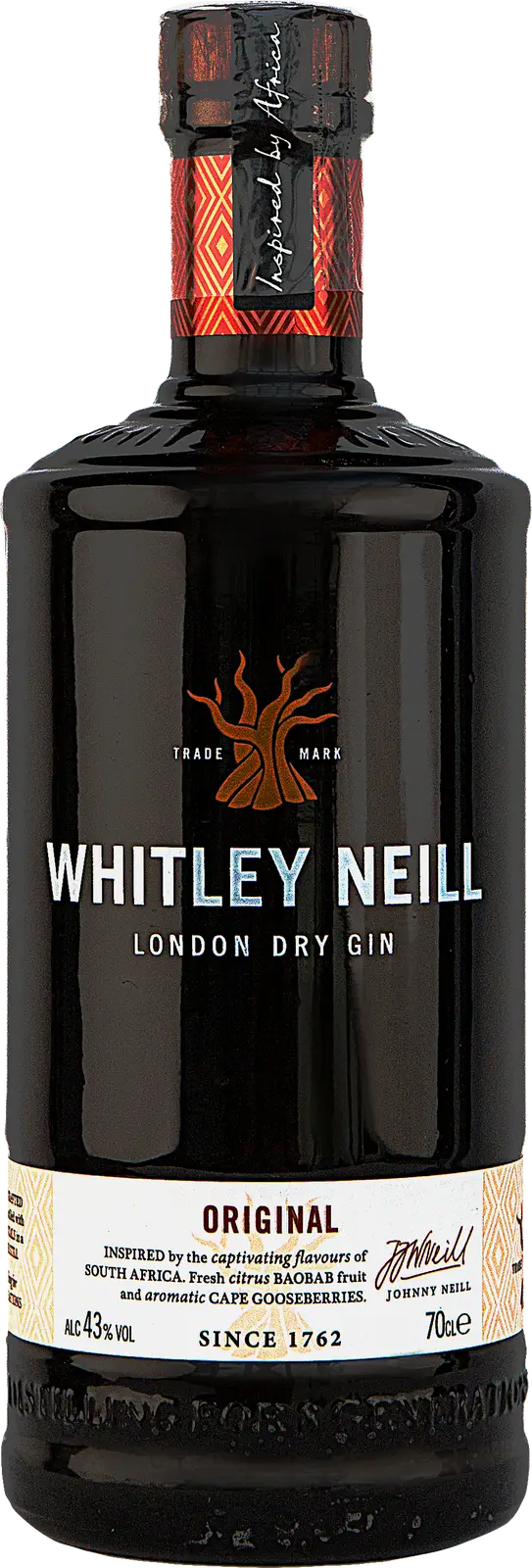 Изображение товара Джин Whitley Neill Dry 43% 700мл классический лондонский сухой джин
