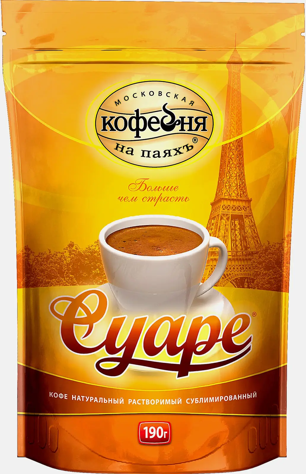 Изображение товара Кофе растворимый Московская кофейня на паяхъ Суаре 190г