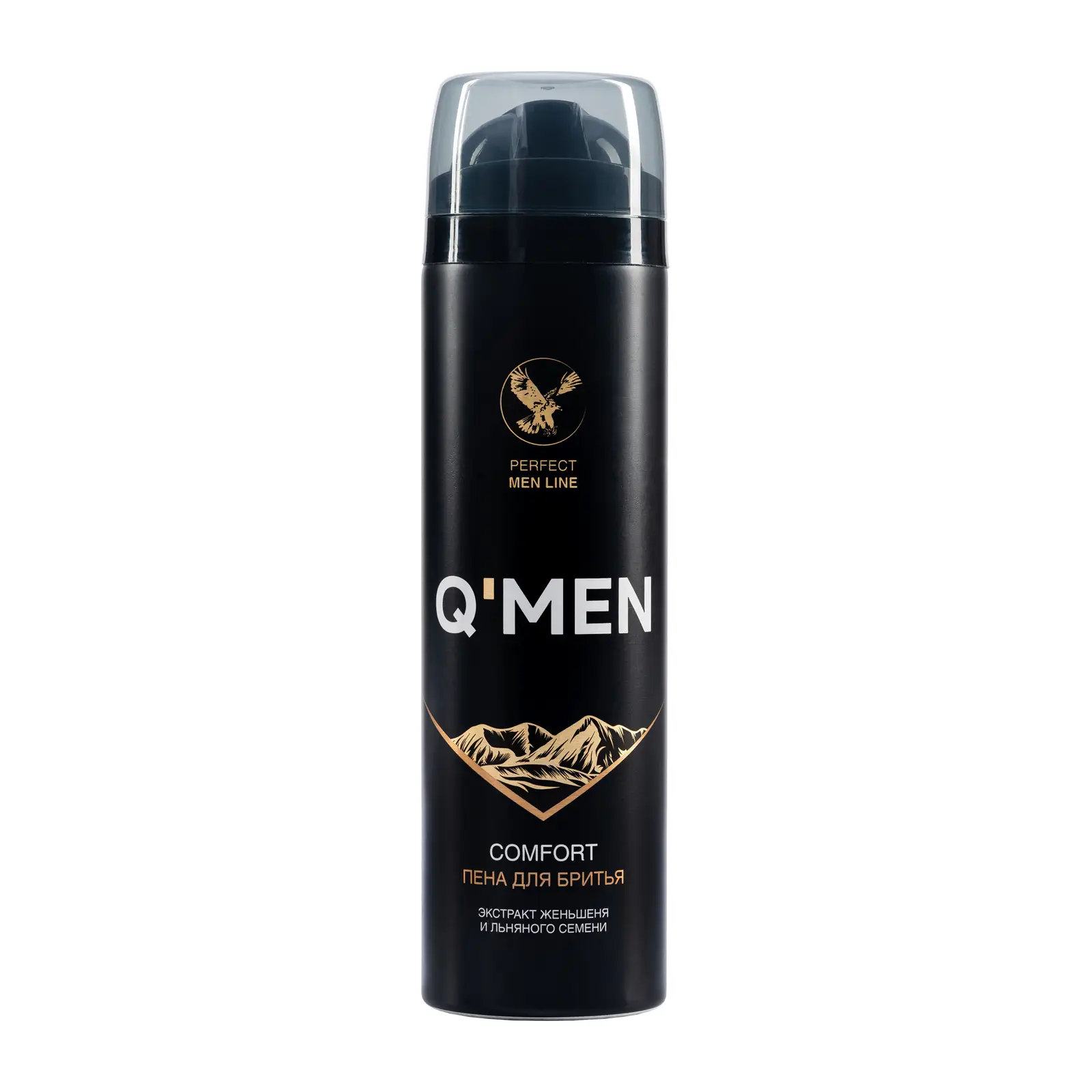 Пена для бритья Q Men Comfort с экстрактом женьшеня и льняного семени 240мл