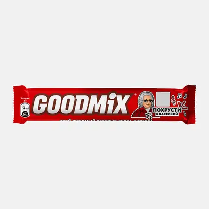 Шоколадный батончик с хрустящей вафлей Goodmix 29г