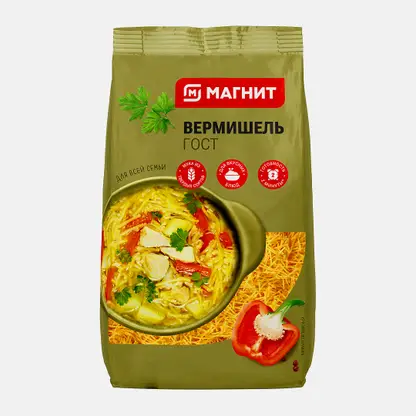 Макароны Вермишель Магнит 400/450г в ассортименте