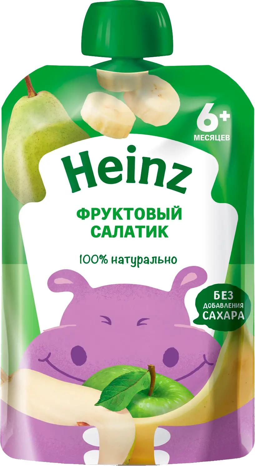 Пюре Heinz фруктовый салат с 6 мес 90г — в каталоге на сайте сети Магнит |  Краснодар