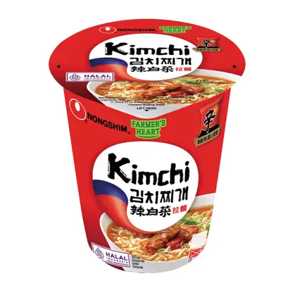 Изображение товара Лапша быстрого приготовления Кимчи Рамен Nongshim 70г острый и ароматный вкус