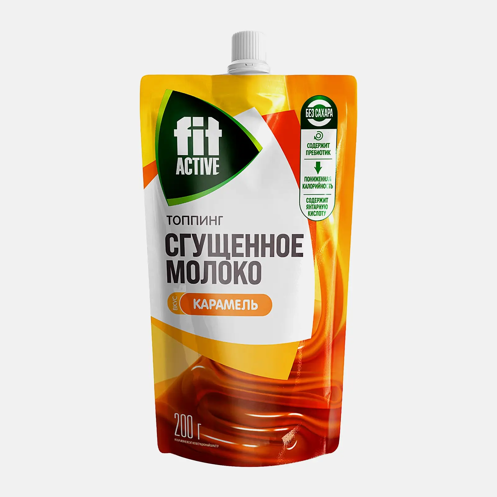 Топпинг со вкусом сгущенного молока и карамели Fitparad 200г