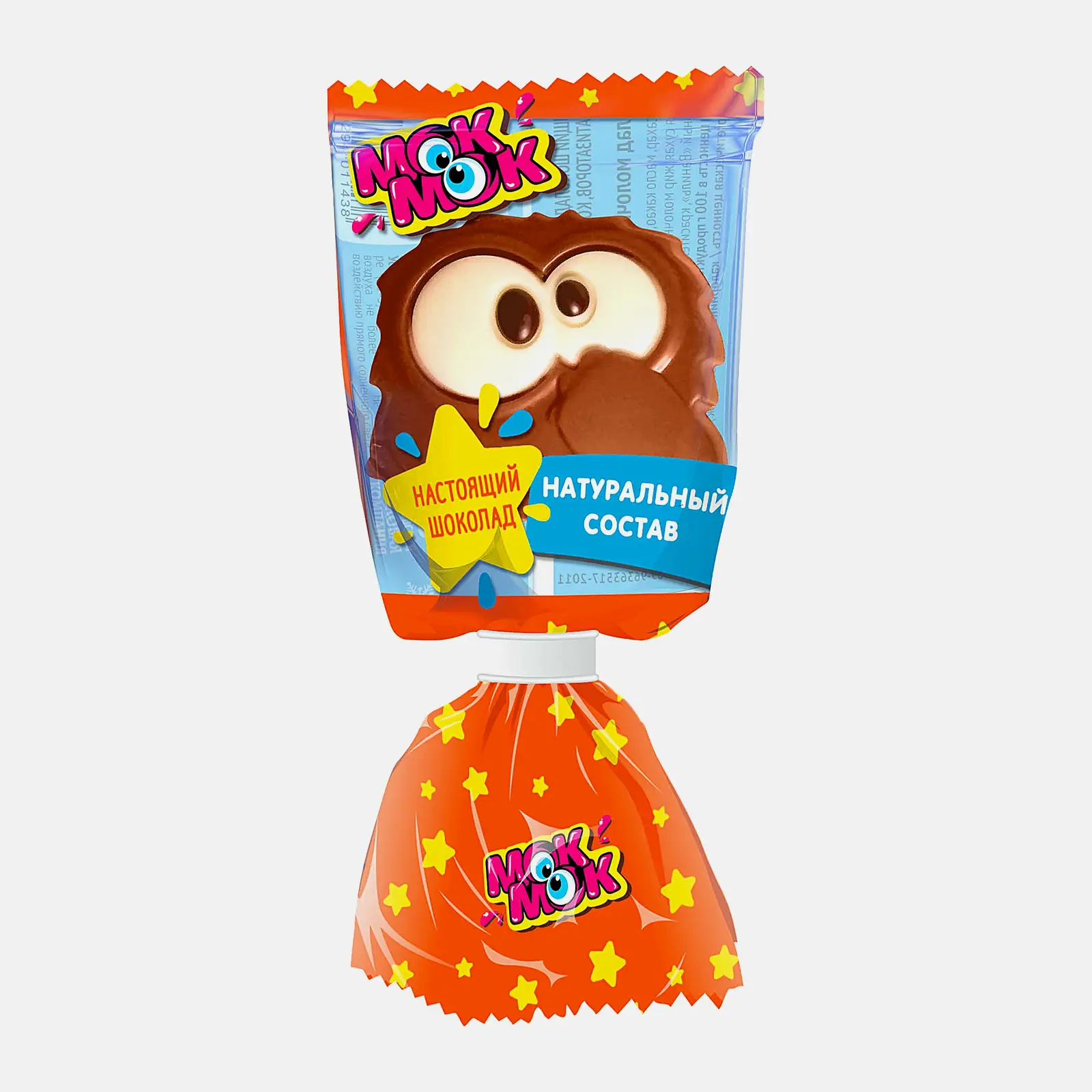 Шоколадная фигурка с печеньем на палочке Мок-Мок 24г в ассортименте