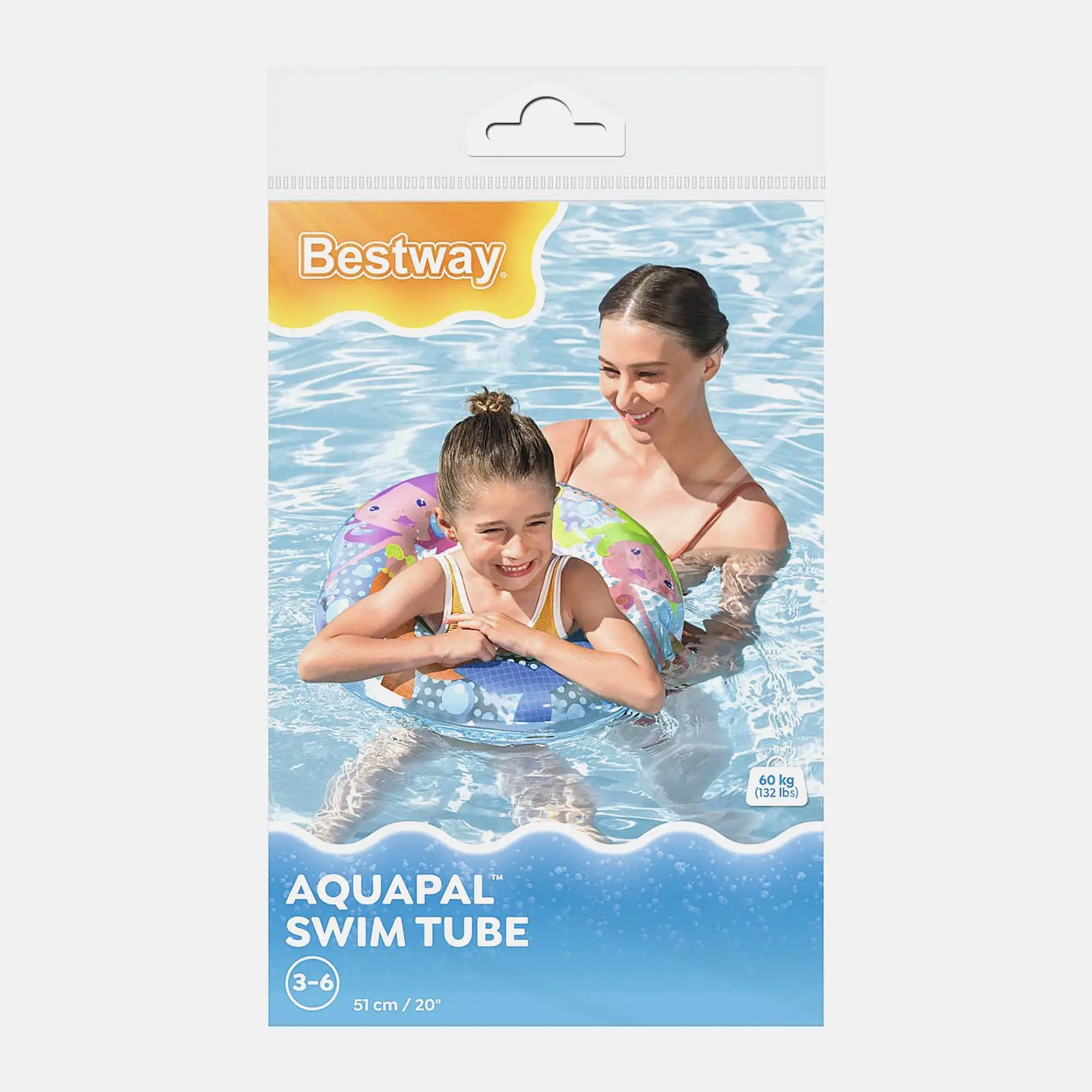 Надувной круг для плавания 51см 3-6 лет Bestway в ассортименте Надувной круг для плавания 51см 3-6 лет Bestway в ассортименте