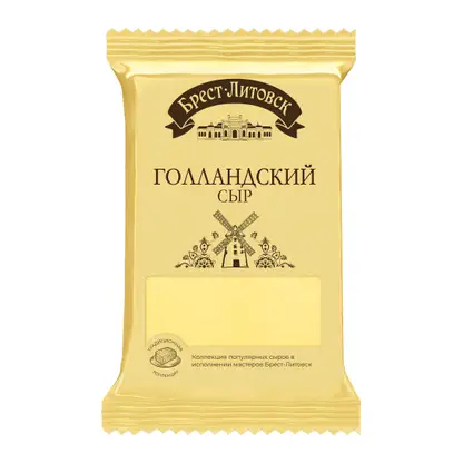 Изображение товара Сыр Брест-Литовск Голландский 45% 200г