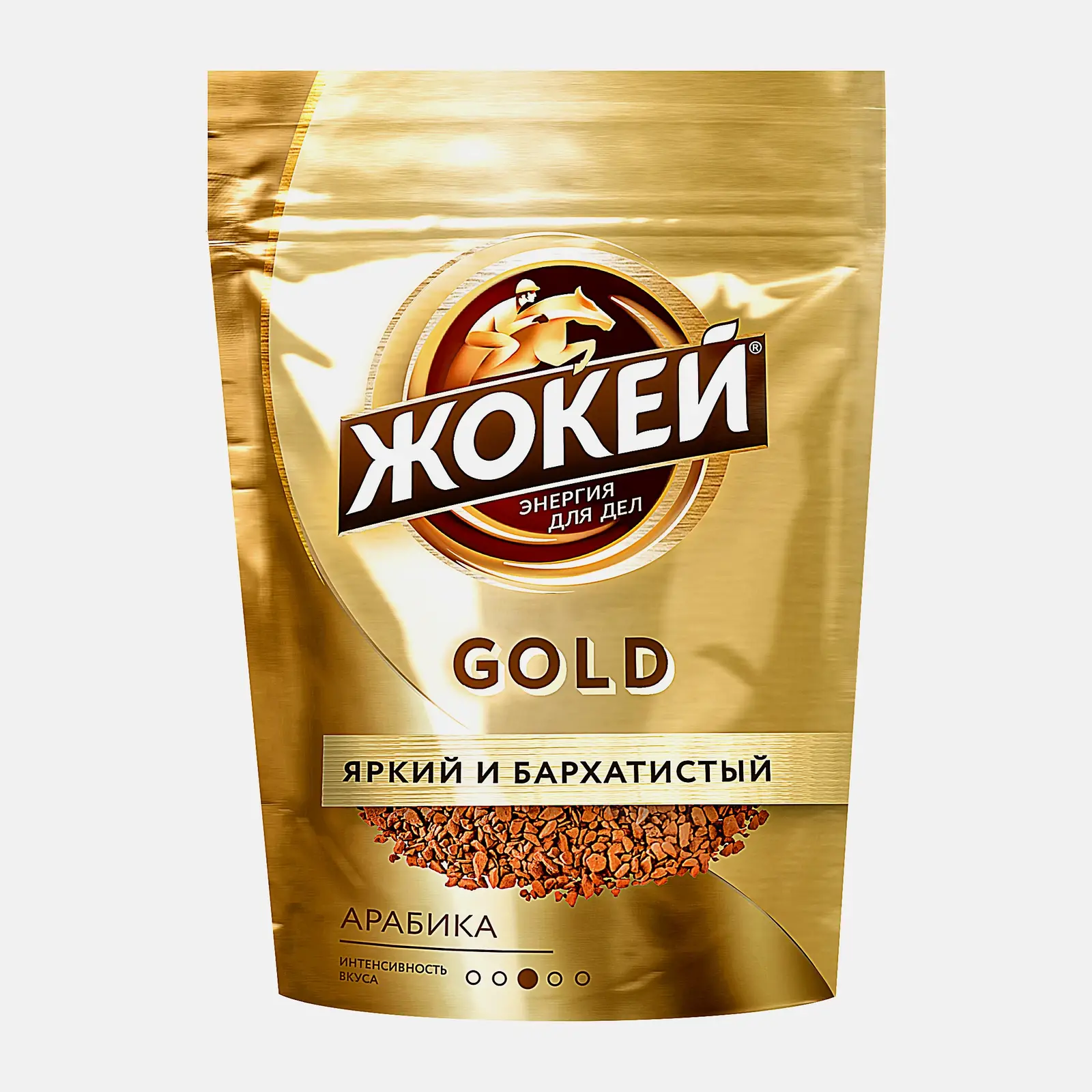 Кофе растворимый Жокей Gold сублимированный 75г
