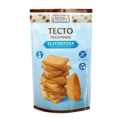 Изображение товара Смесь для приготовления Тестовъ Тесто Песочное 250г