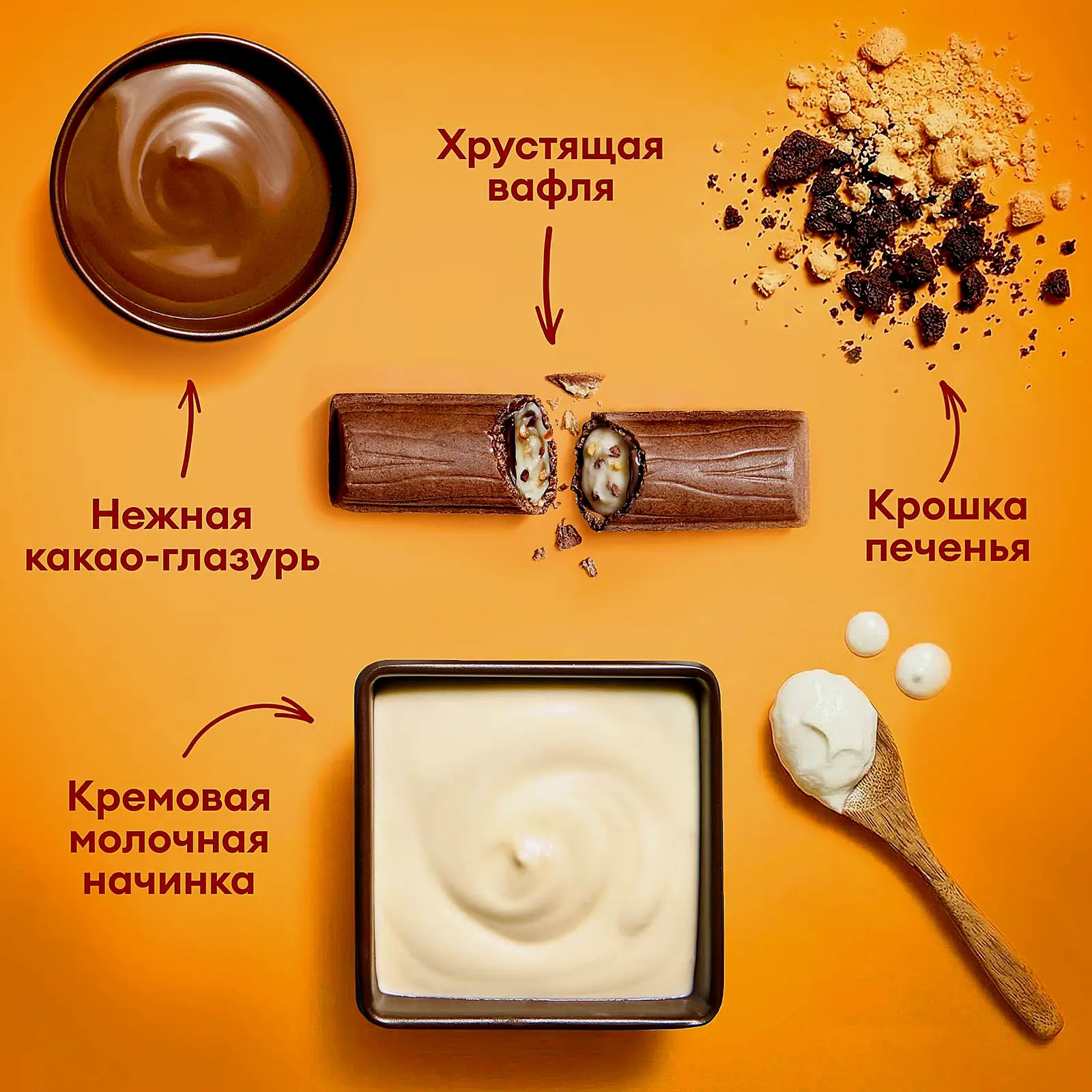 Вафельный батончик Тронки Kinder 18г - фото 4 Вафельный батончик Тронки Kinder 18г - фото 4