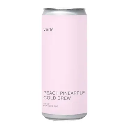 Изображение товара Напиток на основе кофе с соком персика и ананаса Verle Cold Brew 330мл