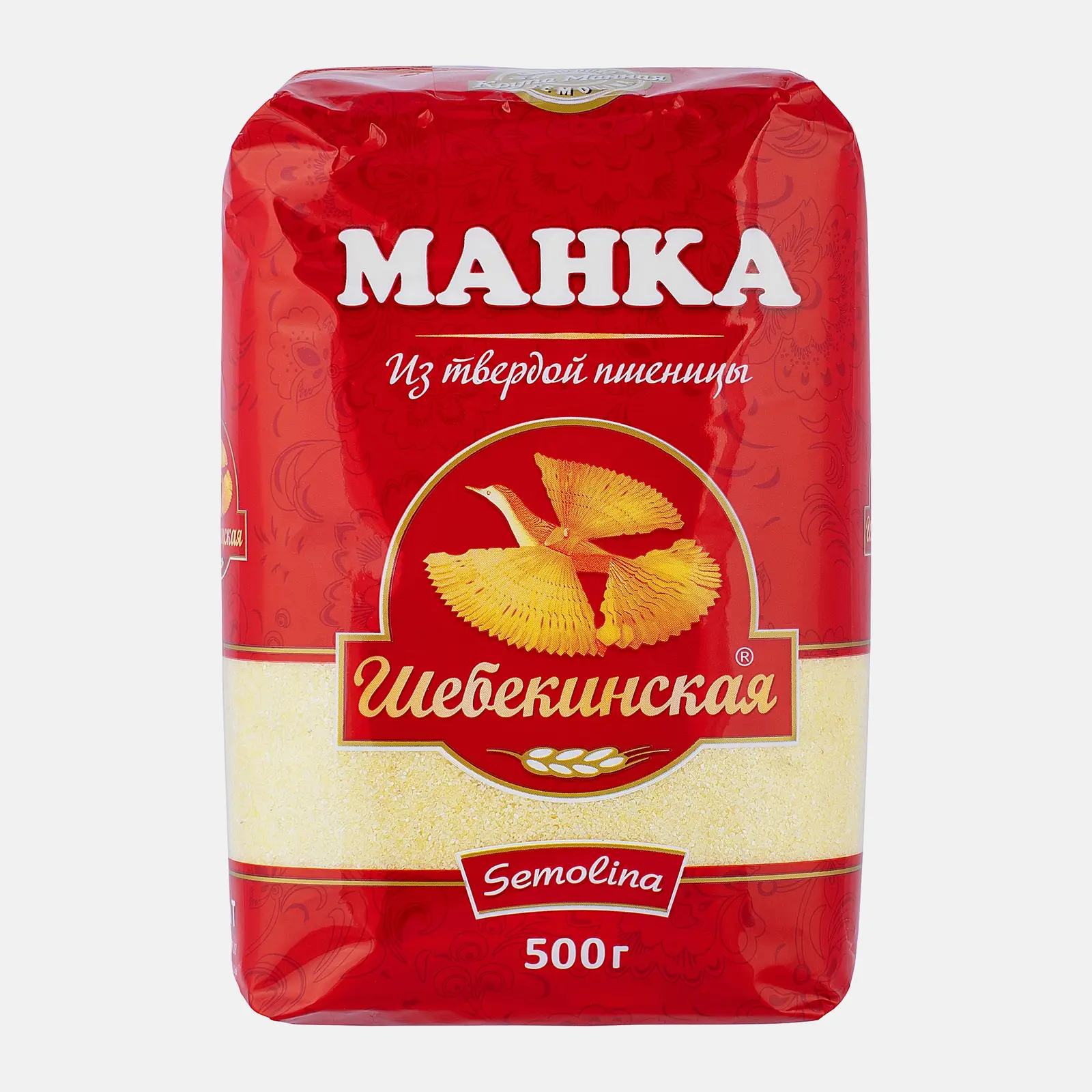 Изображение товара Манка Шебекинская из твердой пшеницы 500г - вкусная и полезная крупа