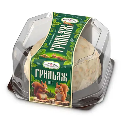 Изображение товара Торт белково-ореховый Грильяж Фили-Бейкер 370г