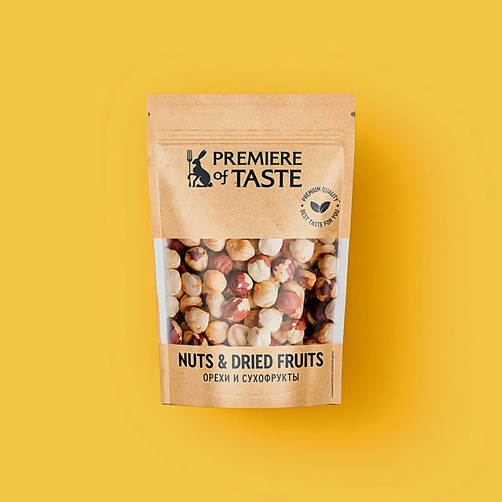 Изображение товара Фундук натуральный Premiere of Taste 150г - обжаренные ядра орехов