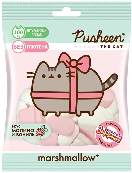Изображение товара Воздушный зефир для десертов Pusheen 125г