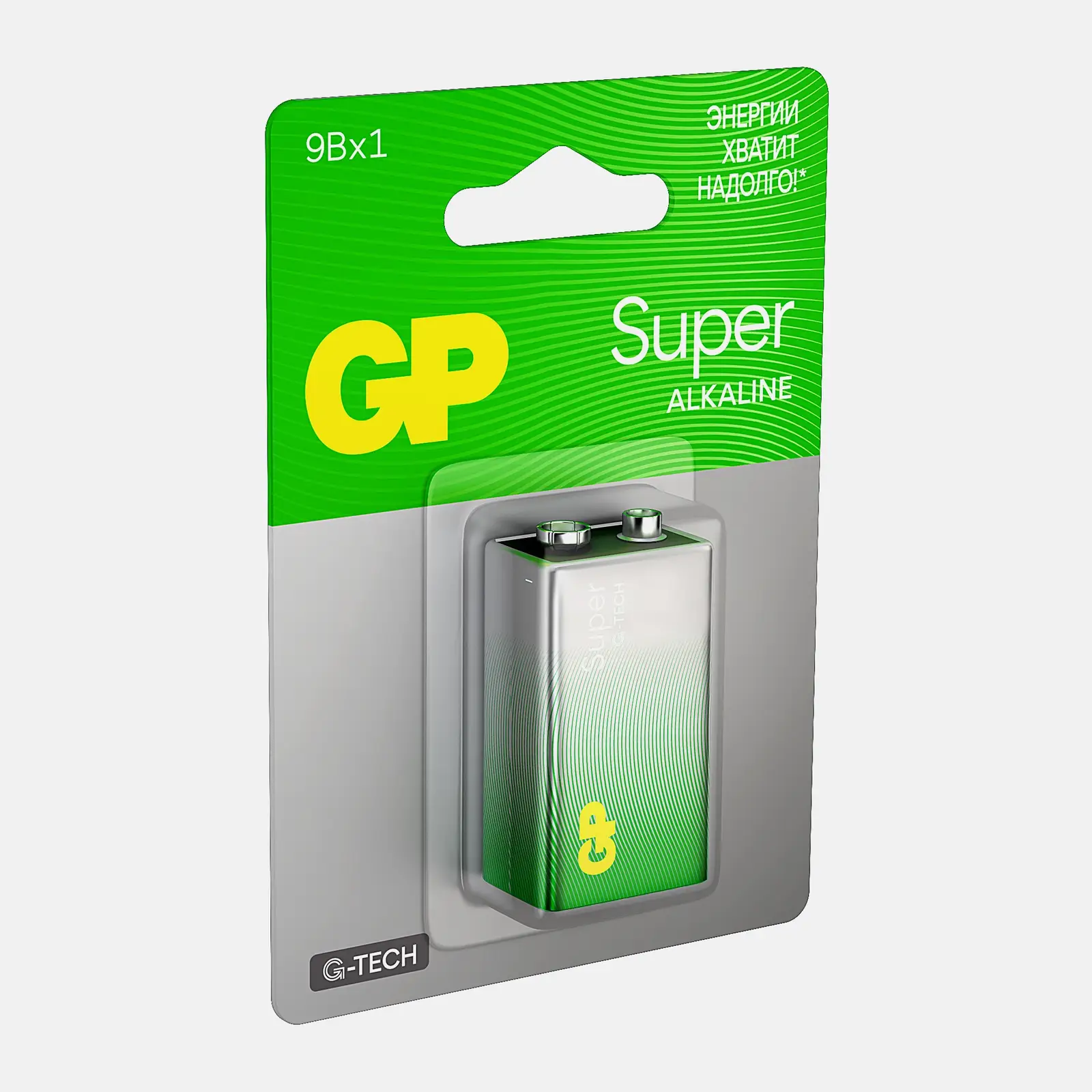 Батарейка GP Super Крона 1шт - фото 2