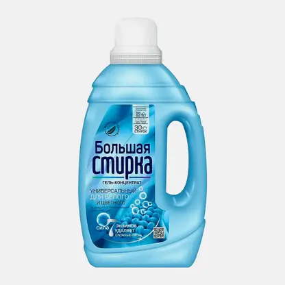Гель для стирки Большая стирка для всех видов белья 1.2л