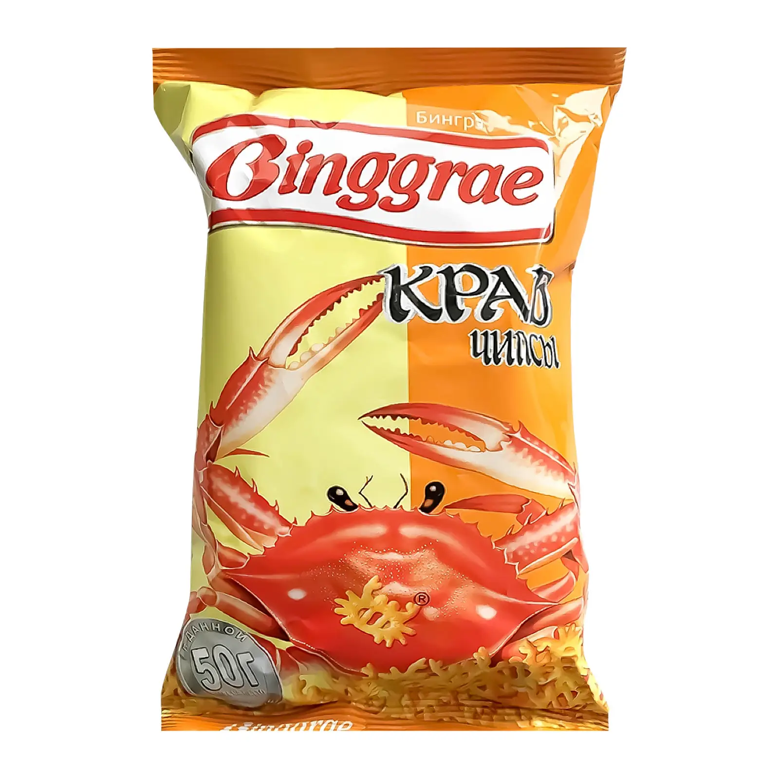 Изображение товара Чипсы Binggrae Краб 50г