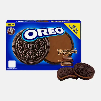 Печенье с шоколадной начинкой Oreo 228г