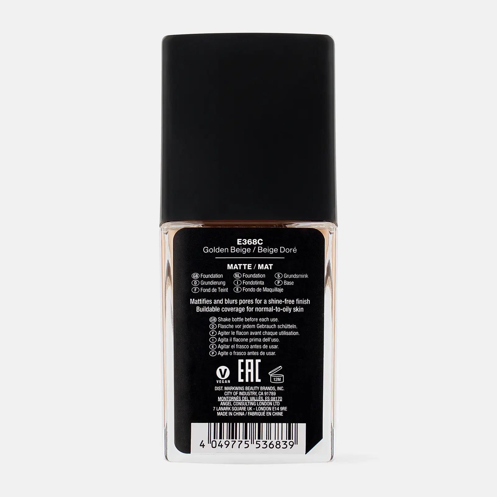 Тональная основа Wet N Wild Focus Foundation E368C 