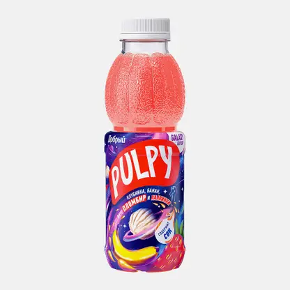 Напиток Добрый Pulpy Клубника-банан пломбир 450мл