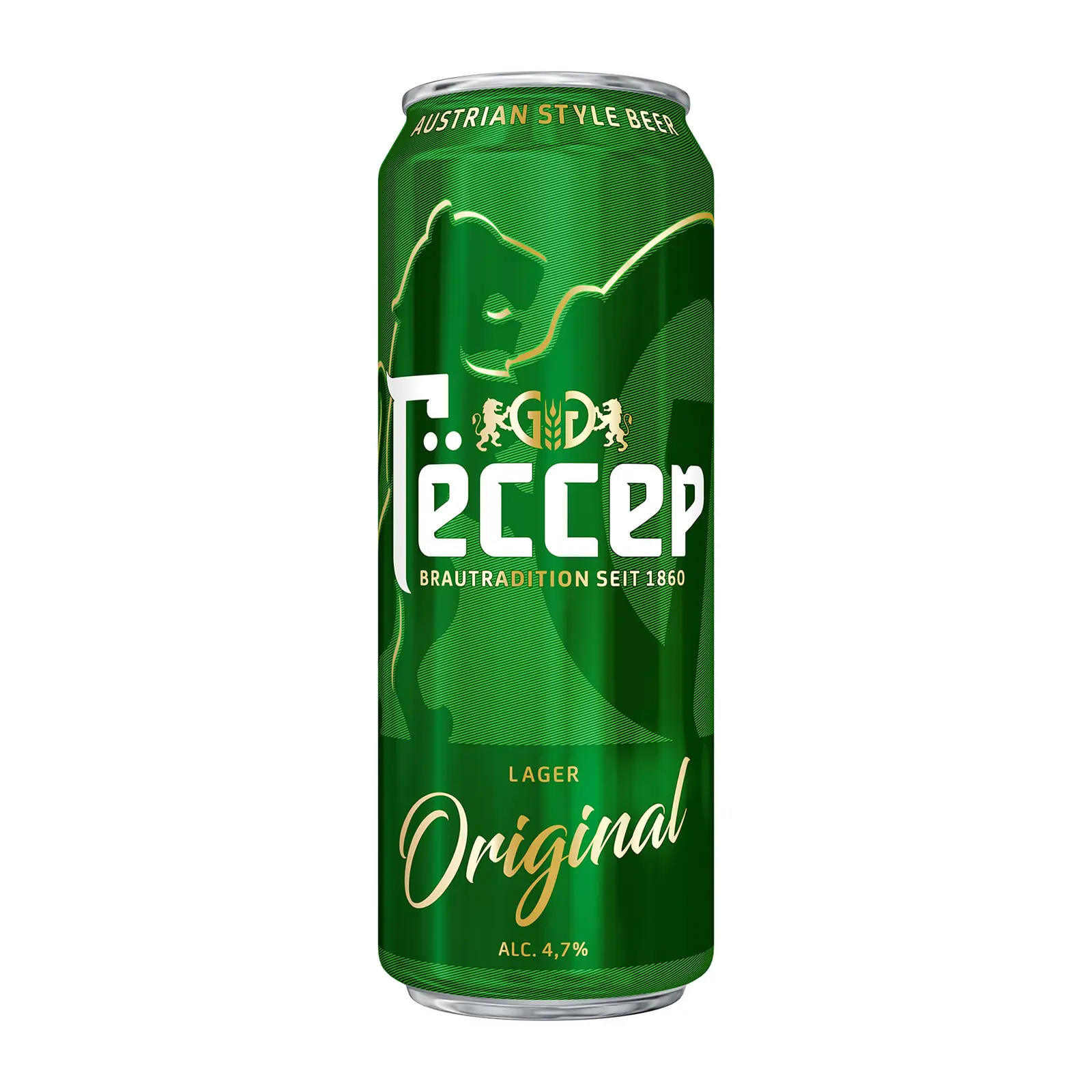 Изображение товара Пиво Гессер светлое фильтрованное 4.7% 430мл