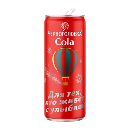 Изображение товара Кока-кола Черноголовка 330мл жестяная банка классический вкус