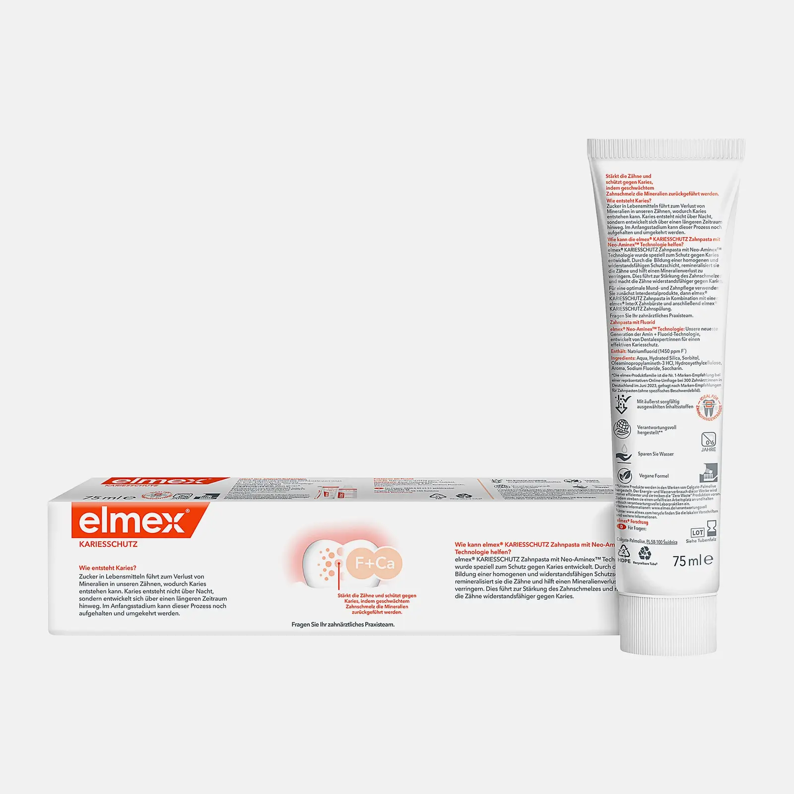 Зубная паста Elmex Защита от кариеса 75мл