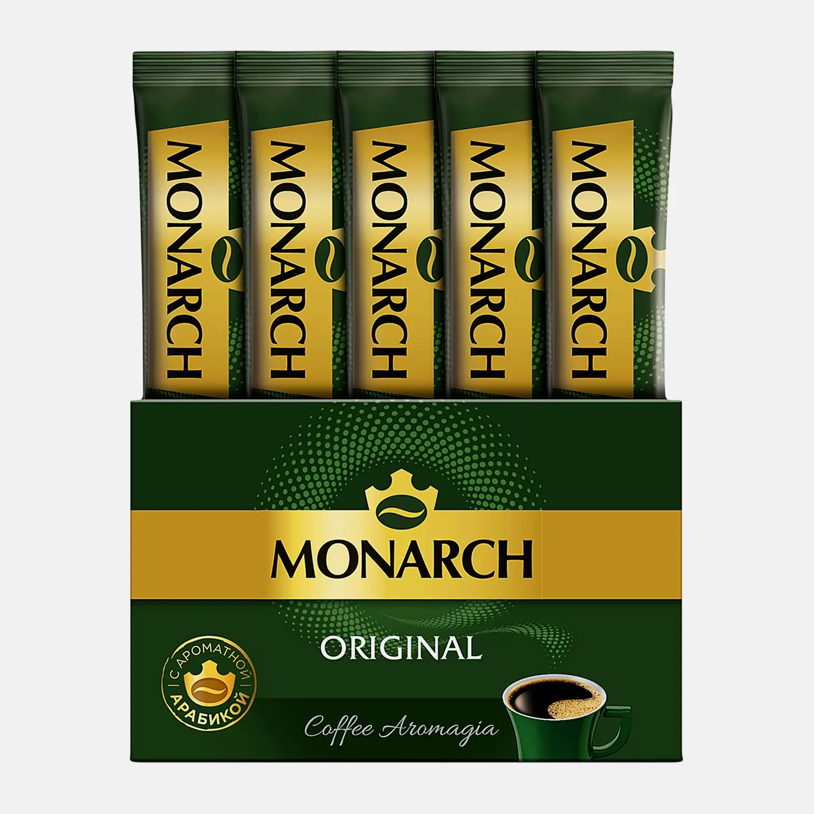 Кофе растворимый натуральный сублимированный Monarch Original 1.8г