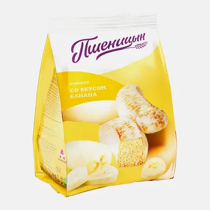 Пряники со вкусом банана Пшеницын 200г