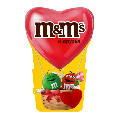 Изображение товара Подарочный набор M&M's 174г с шоколадными батончиками и драже