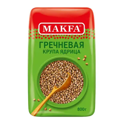 Изображение товара Крупа Makfa Гречневая ядрица 800г