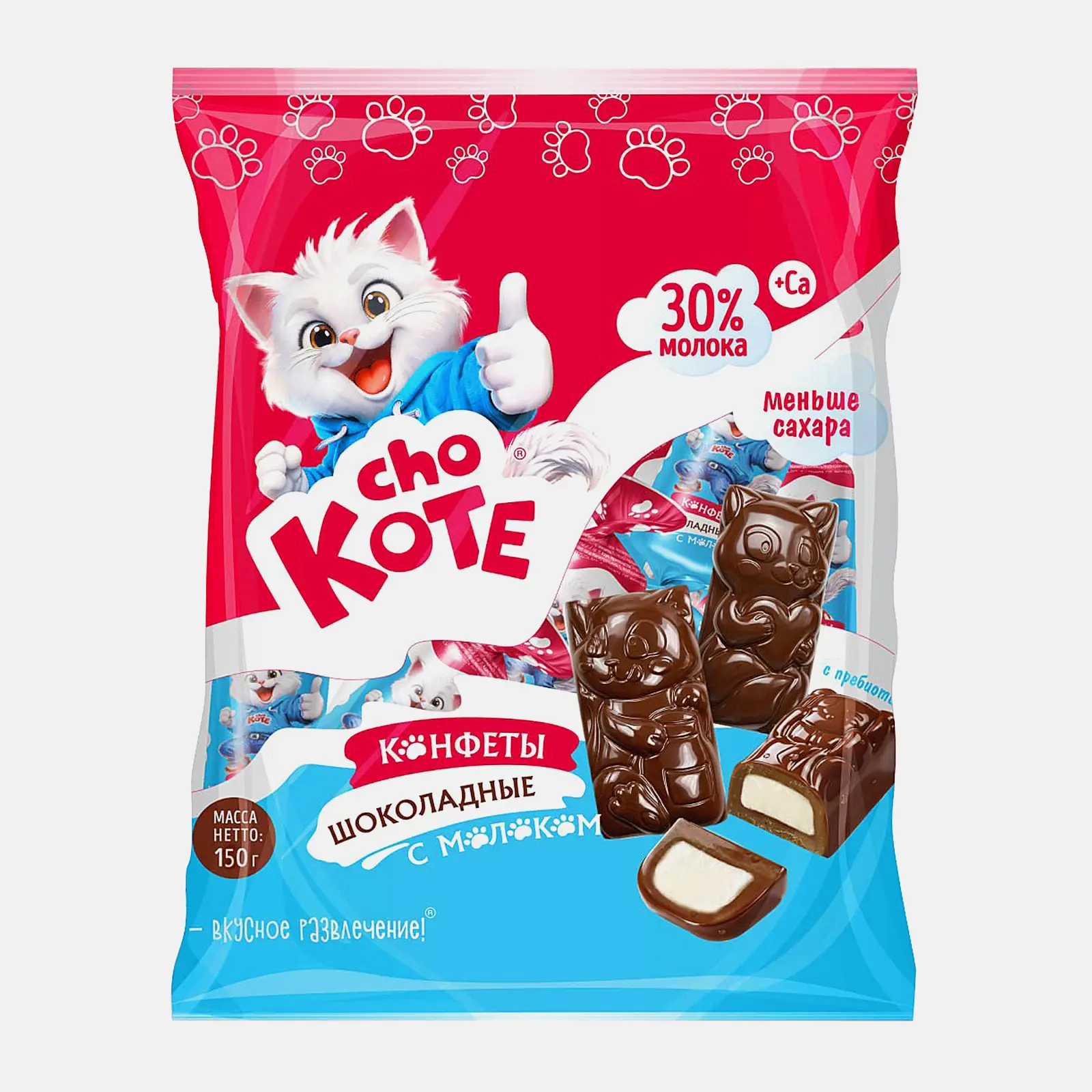 Конфеты с молочной начинкой Cho Kote 150г