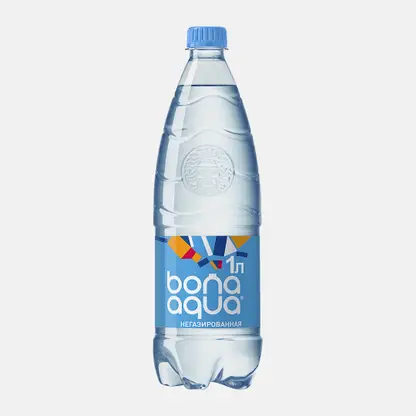 Вода питьевая Bona Aqua негазированная 1л