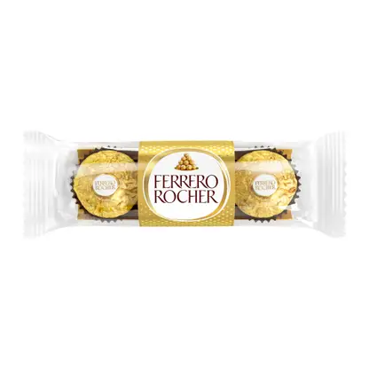 Изображение товара Конфеты Ferrero Rocher из молочного шоколада с начинкой из крема и лесного ореха 37.5г