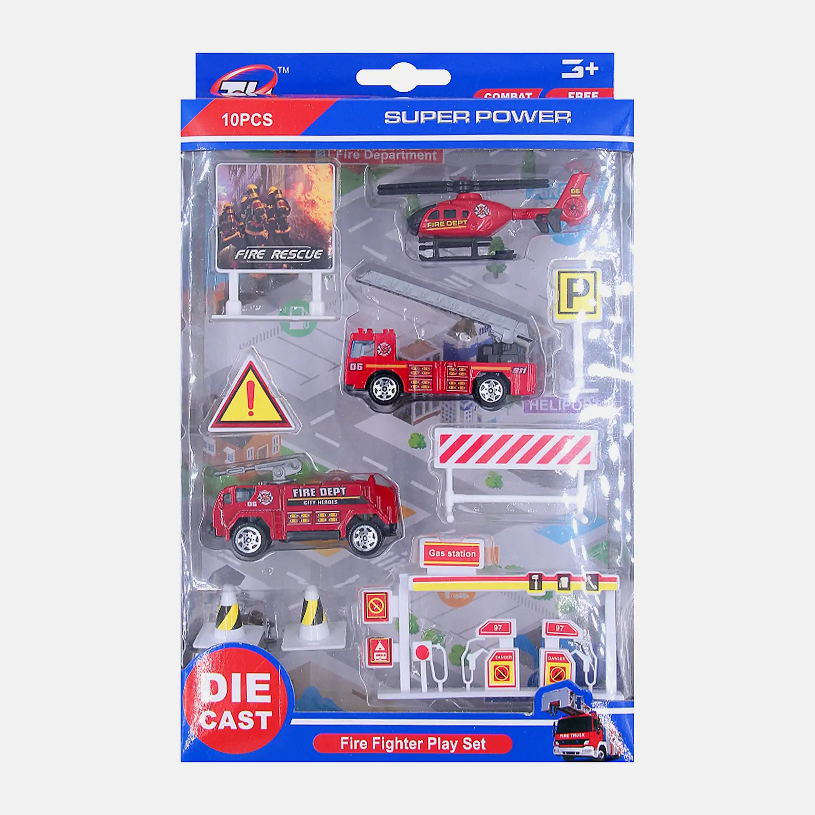 Набор машинок 1:64 металл с аксессуарами в ассортименте - фото 5