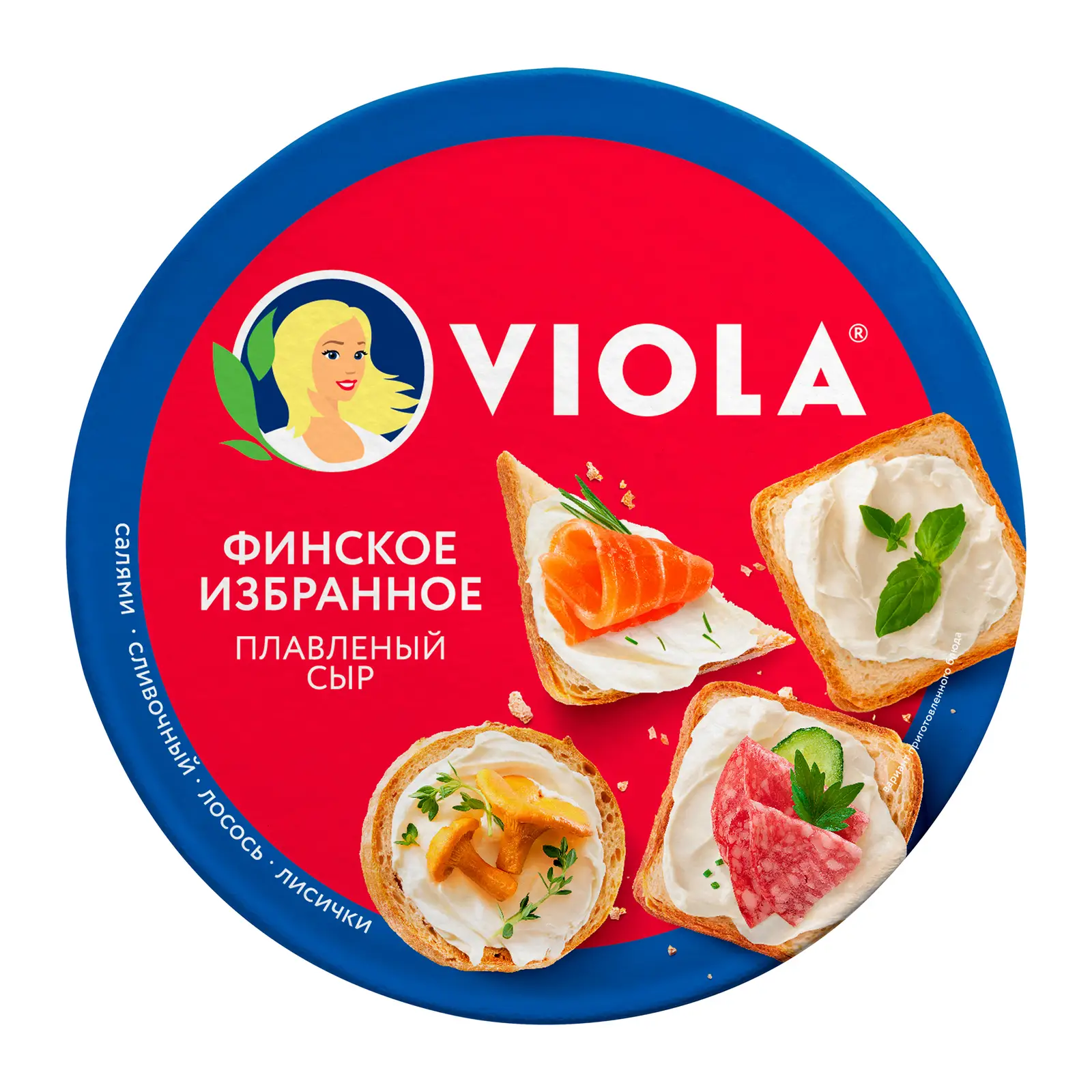 Изображение товара Сыр плавленый Viola ассорти Финское избранное 45% 130г