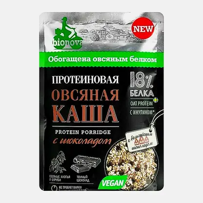 Каша протеиновая овсяная с шоколадом Bionova 40г