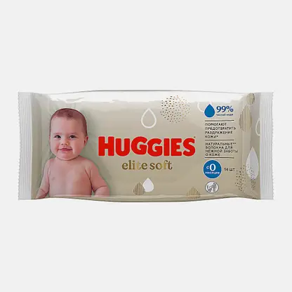 Салфетки влажные Huggies Elite Soft детские 56шт