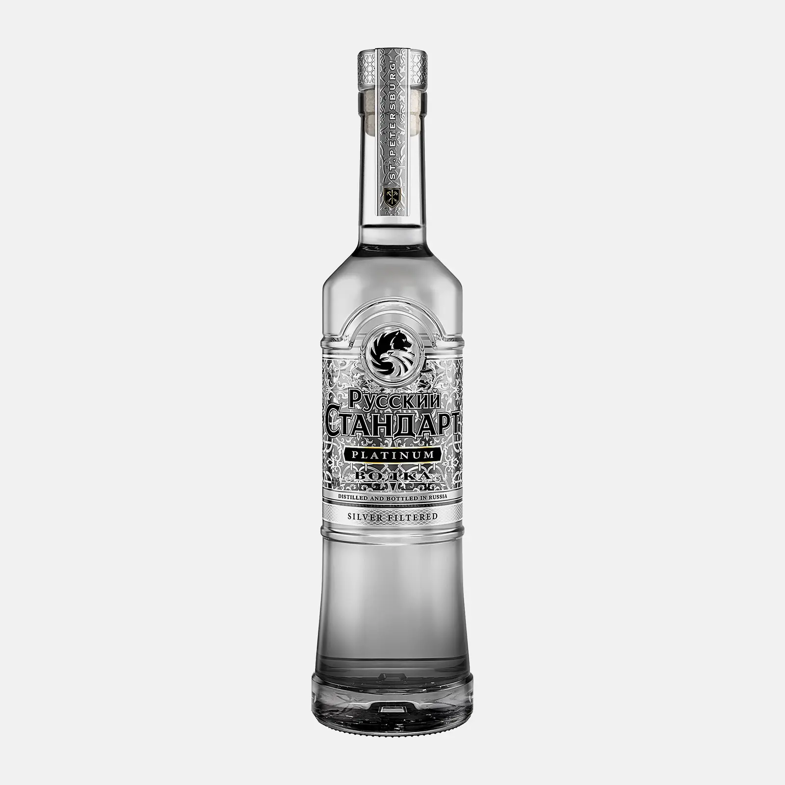 Водка Русский Стандарт Platinum 40% 500мл Водка Русский Стандарт Platinum 40% 500мл
