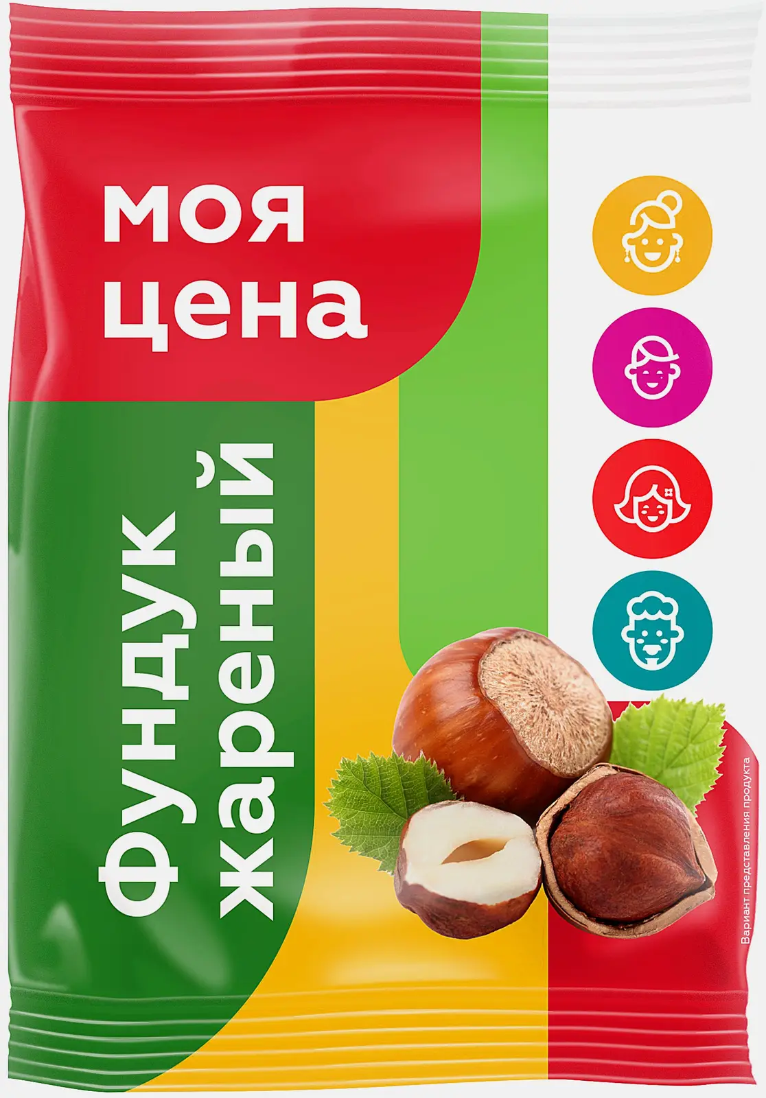 Изображение товара Жареный фундук Моя цена 90г — вкусный и полезный орех для перекусов