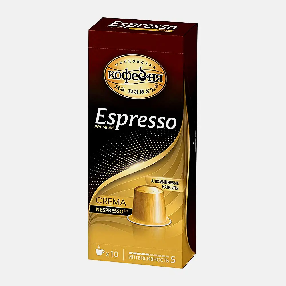 Кофе в капсулах Espresso Crema Московская Кофейня на Паяхъ 10шт - фото 2